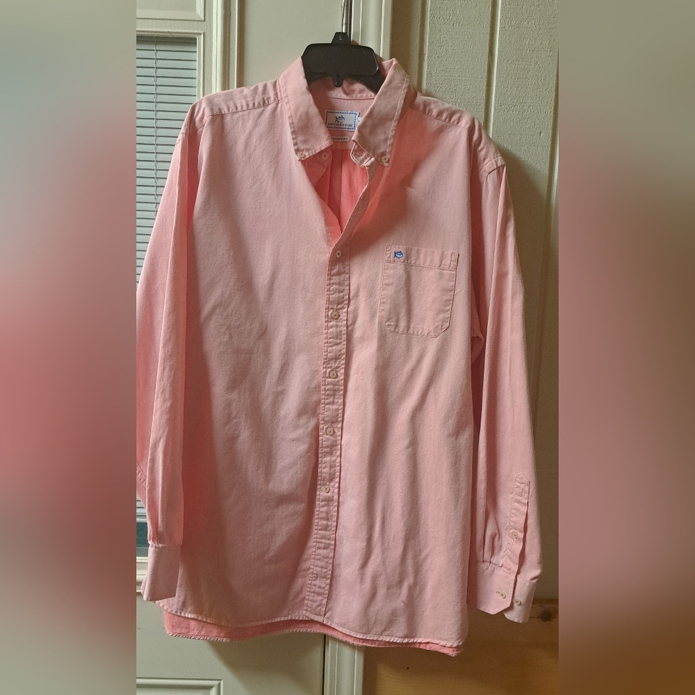 Mens Southern Tide Skipjack Button Down Lightweight Cotton Casual Dress XL